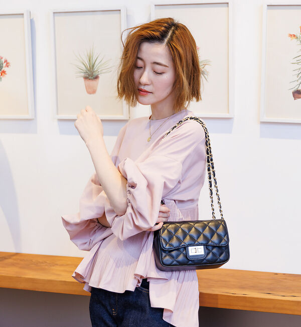 Rouge vif「【追加5】【AULENTTI/オウレンティ】チェーンミニショルダー」|ショルダー・メッセンジャー|