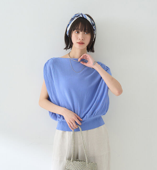 Rouge vif「ドレープニットプルオーバー」|ニット・セーター|