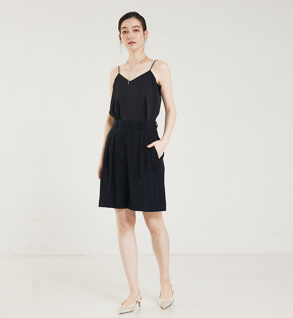 qualite「サテンキャミソール」|キャミソール|