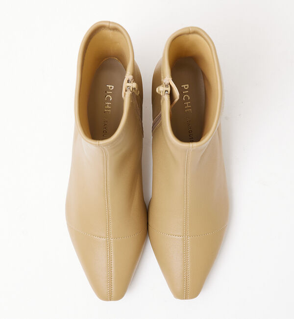 AU BANNISTER「【最高ブーツ/ 5cmヒール】ストレッチショートブーツ」|ショートブーツ|