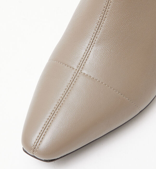 AU BANNISTER「【最高ブーツ/ 5cmヒール】ストレッチショートブーツ」|ショートブーツ|