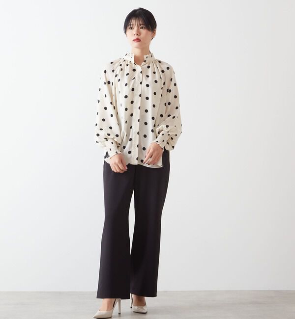 TIARA「ハイウエストパンツ」|その他|ブラック