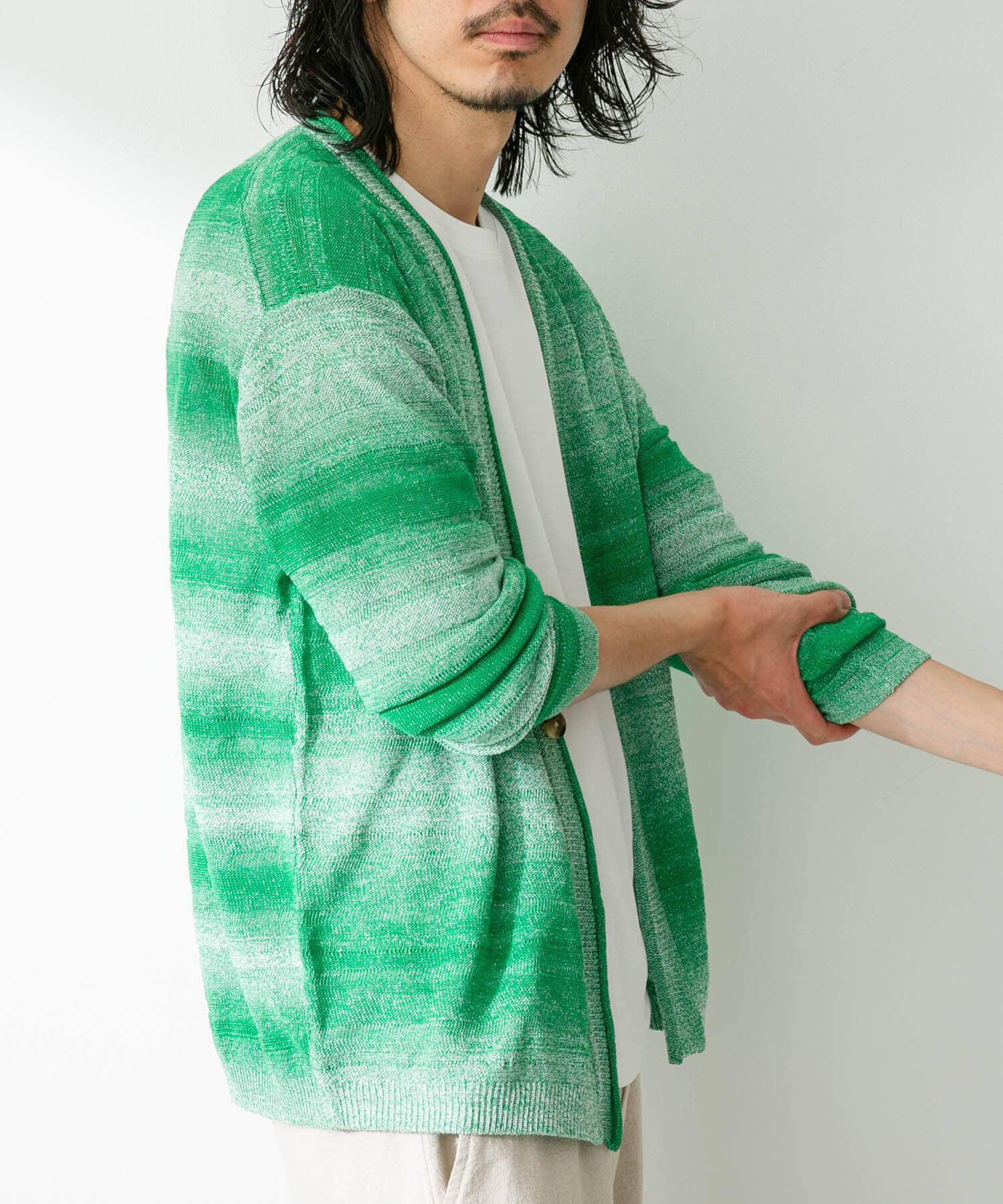 Sonny Label 「スペースダイライトニットカーディガン」|カーディガン|