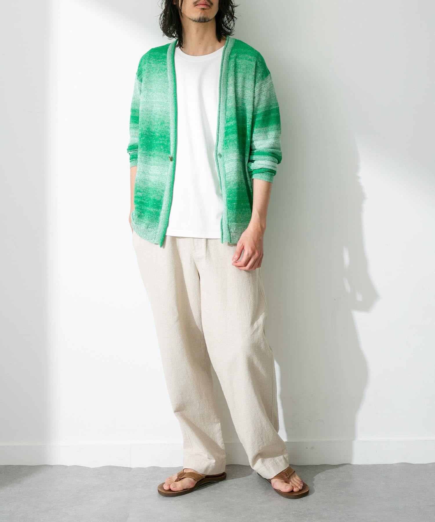 Sonny Label 「スペースダイライトニットカーディガン」|カーディガン|