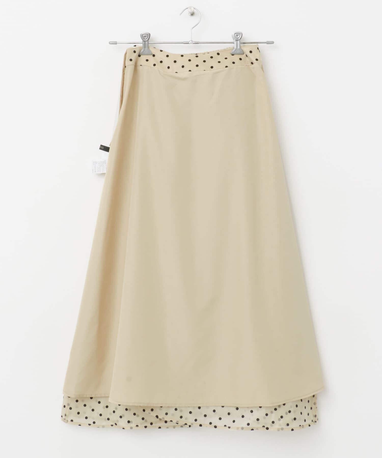 URBAN RESEARCH ROSSO「ドットフロッキーフレアスカート」|スカート|