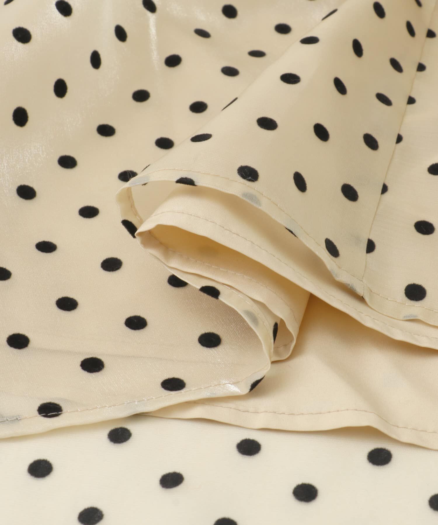 URBAN RESEARCH ROSSO「ドットフロッキーフレアスカート」|スカート|