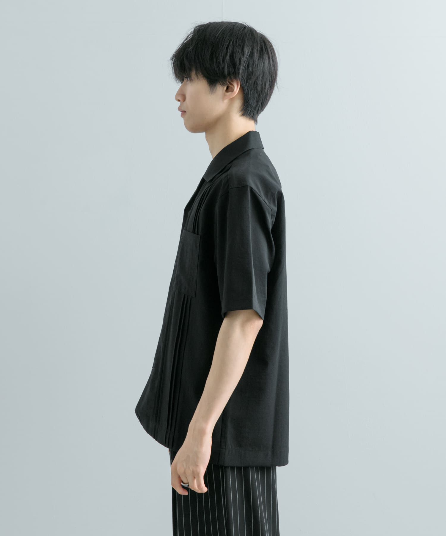 SENSE OF PLACE by URBAN RESEARCH「『セットアップ対応』 『UR TECH DRYLUXE』リネンライクキューバシャツ」|シャツ・ブラウス|