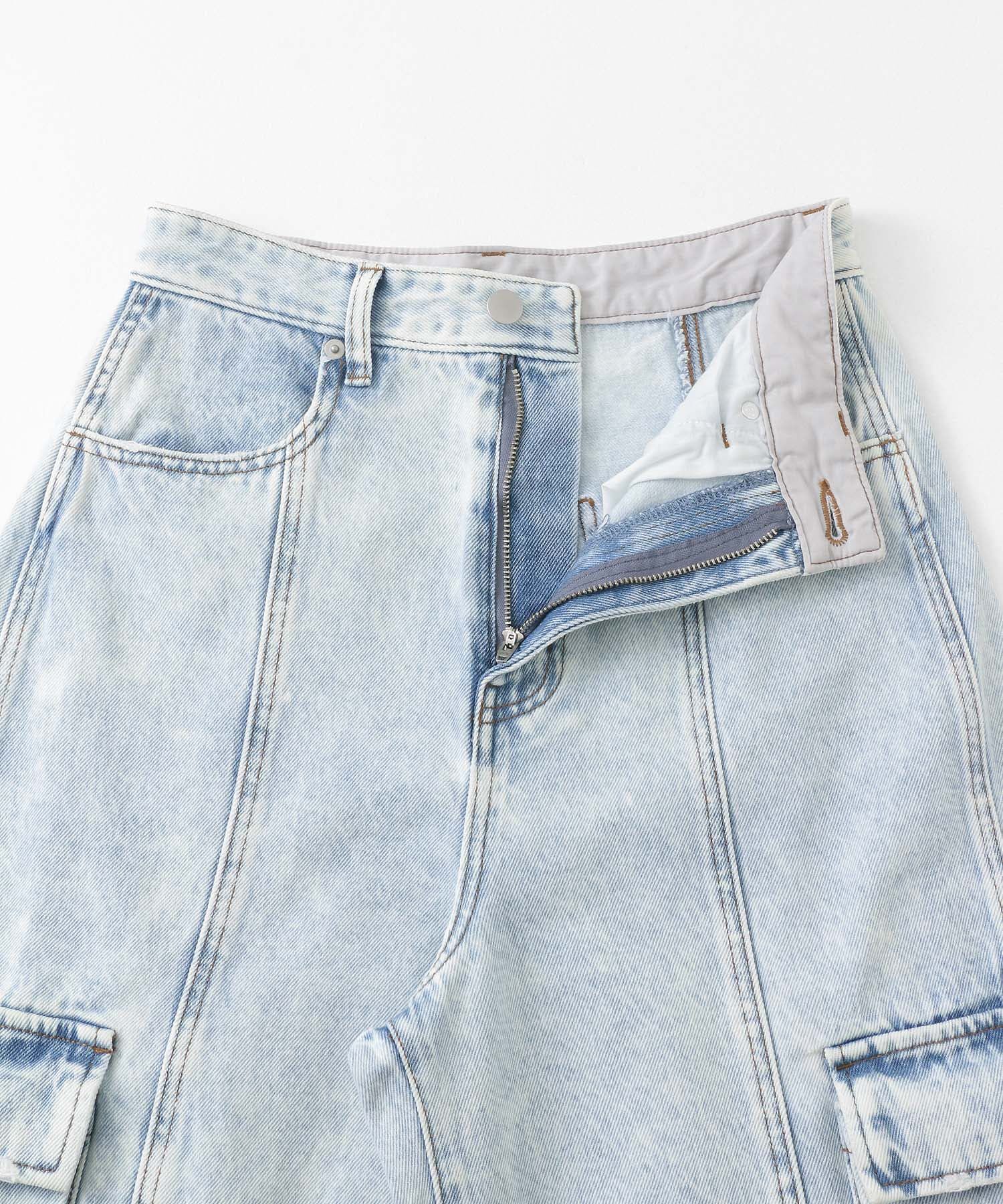 SENSE OF PLACE by URBAN RESEARCH「ヴィンテージデニムワイドパンツ」|デニム|