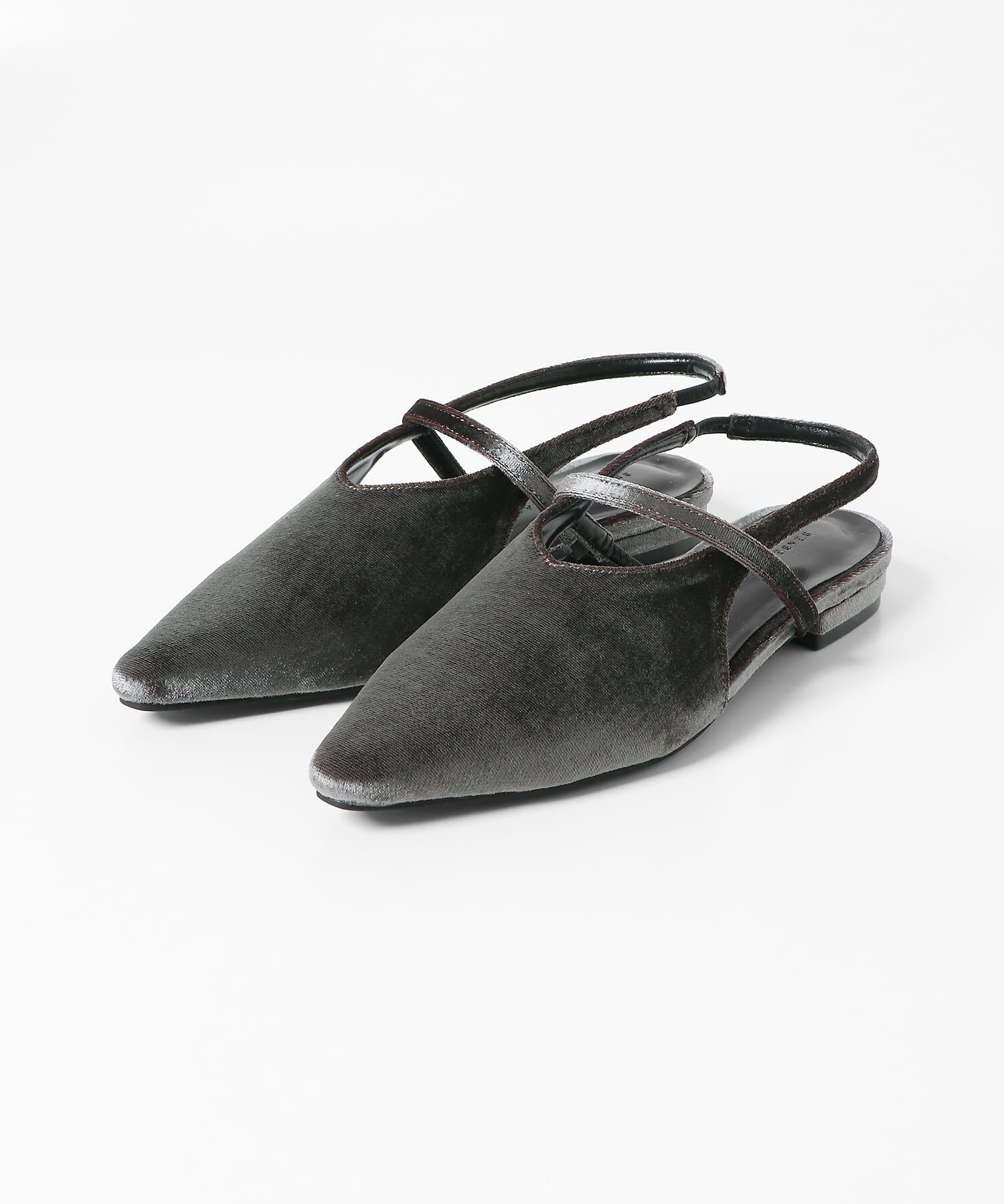 SENSE OF PLACE by URBAN RESEARCH「ベロアポインテッドシューズ」|パンプス|