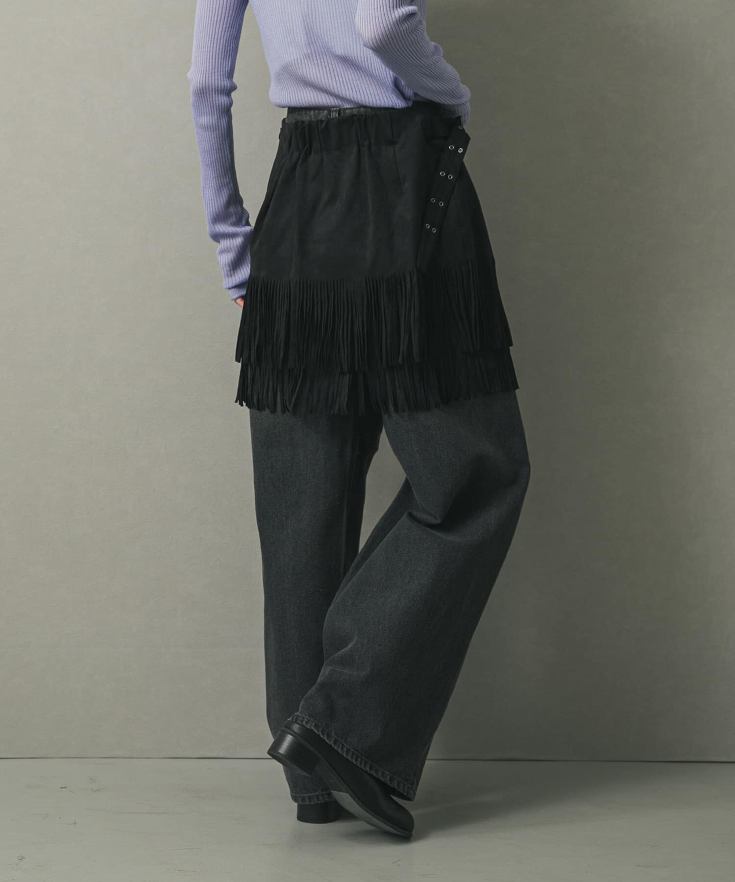 SENSE OF PLACE by URBAN RESEARCH「FSフリンジスカート」|スカート|