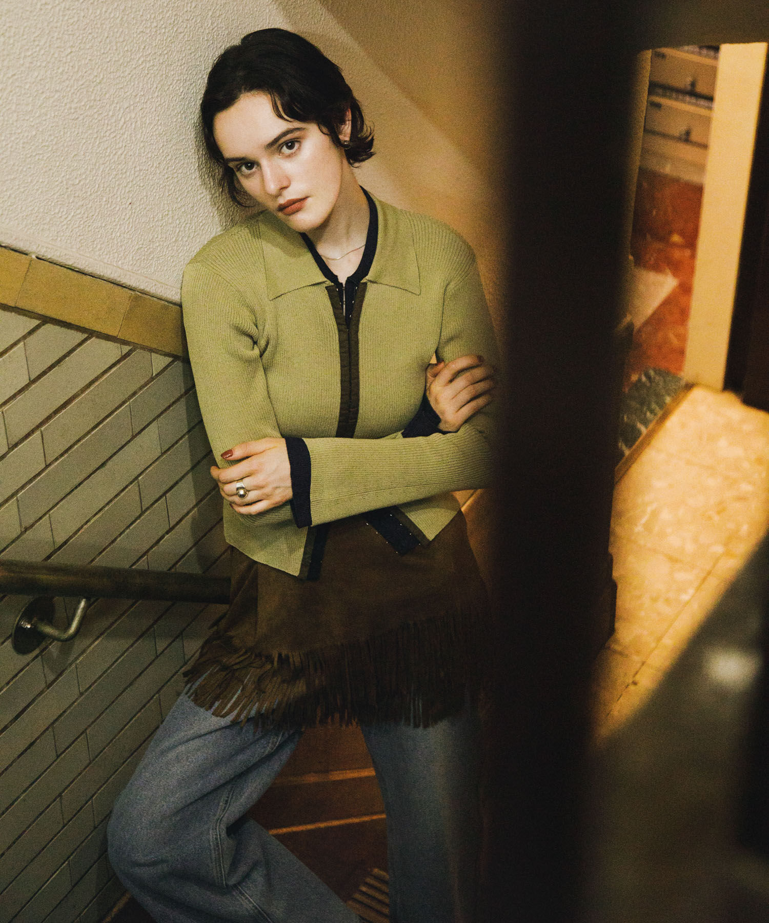 SENSE OF PLACE by URBAN RESEARCH「FSフリンジスカート」|スカート|