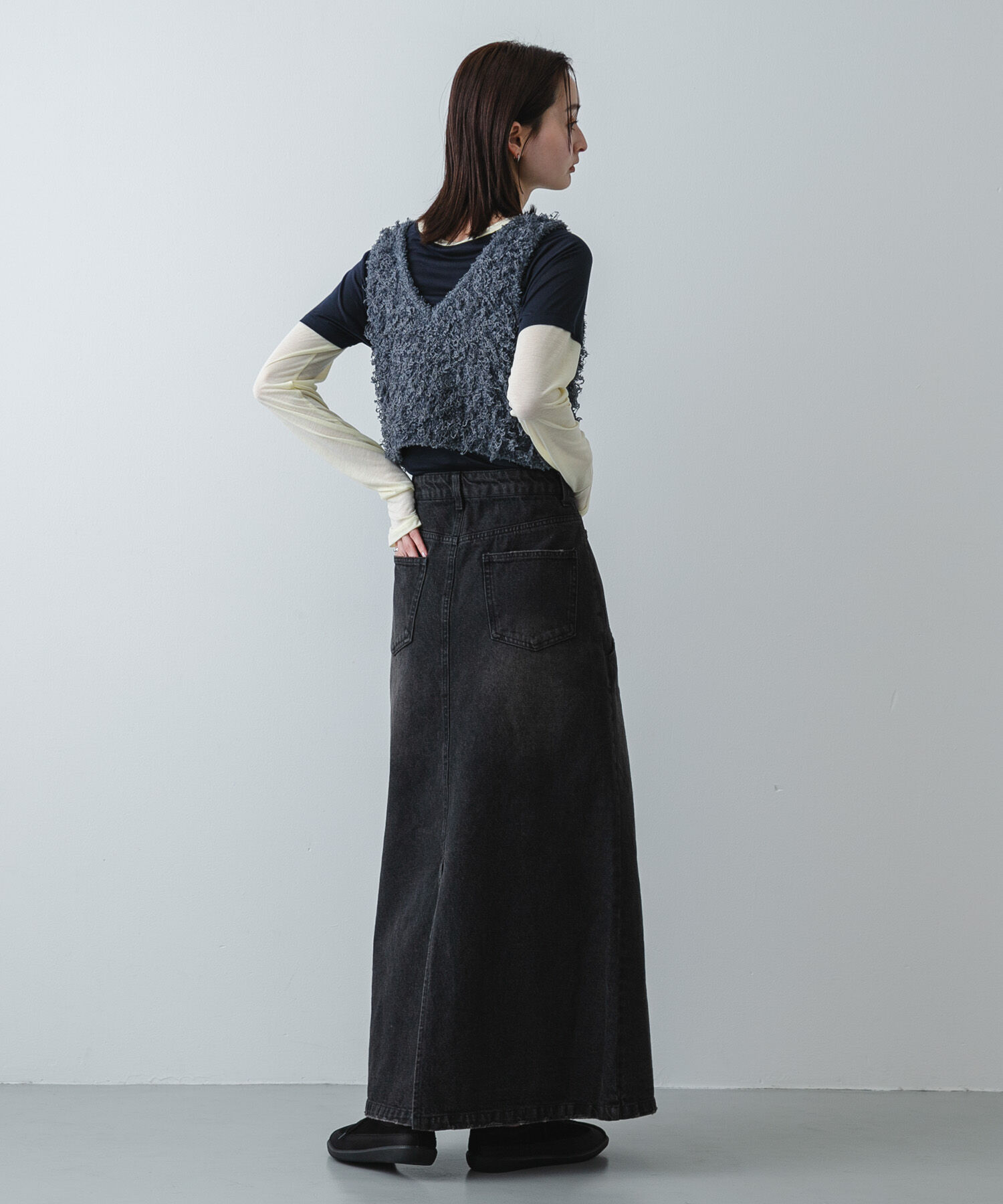SENSE OF PLACE by URBAN RESEARCH「セミフレアデニムスカート」|スカート|