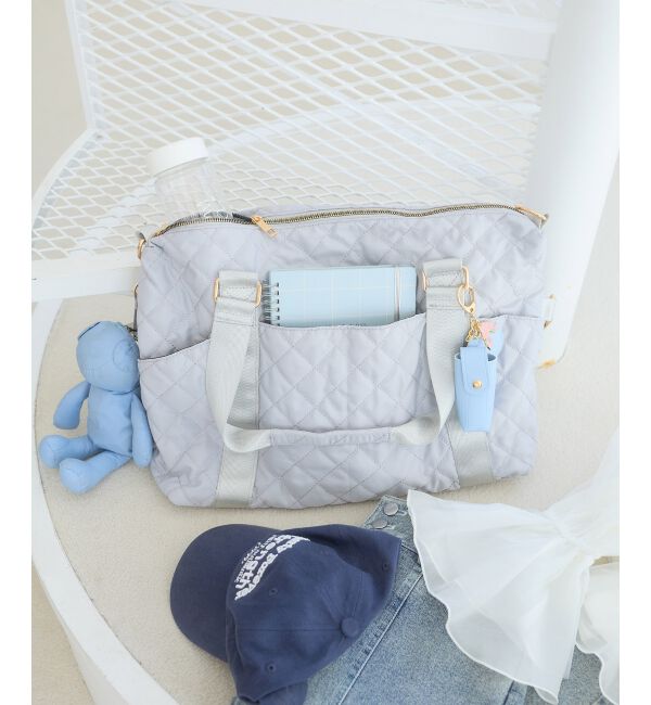  「キルティングトラベルボストン」|ボストンバッグ|