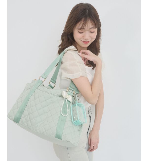 「キルティングトラベルボストン」|ボストンバッグ|