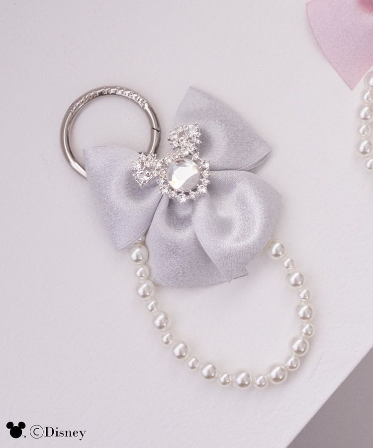 Maison de FLEUR「Mickey Mouse/ビジューリボンチャーム」|その他|ライトグレー