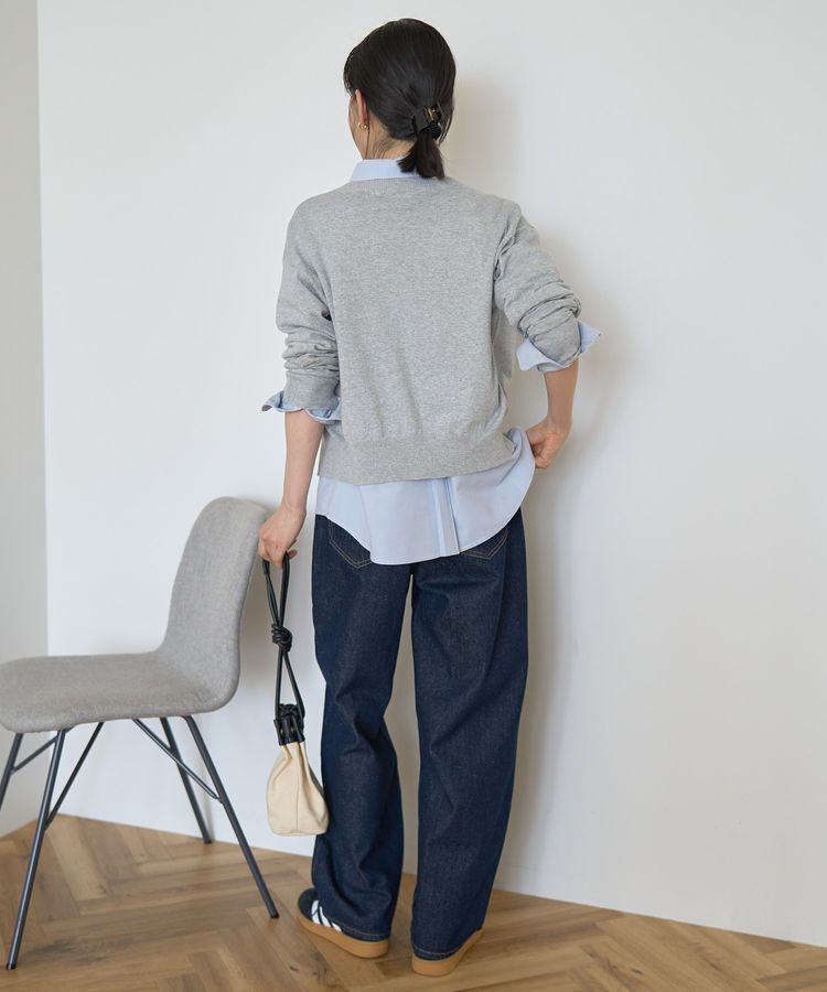 AMERICAN HOLIC「ソフトコットンクルーネックカーディガン」|カーディガン|