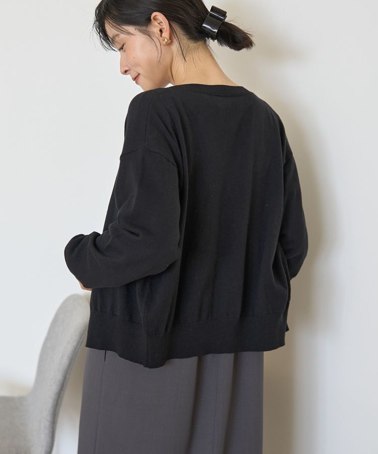 AMERICAN HOLIC「ソフトコットンクルーネックカーディガン」|カーディガン|