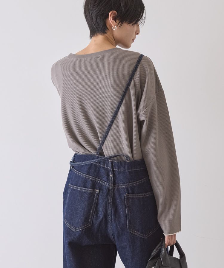 AMERICAN HOLIC「【WEB限定】ワッフル配色メロープルオーバー」|Tシャツ・カットソー|