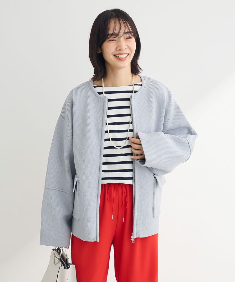 Green Parks「・swing by W-ZIPニットカーディガン」|カーディガン|