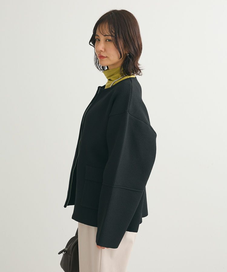 Green Parks「・swing by W-ZIPニットカーディガン」|カーディガン|