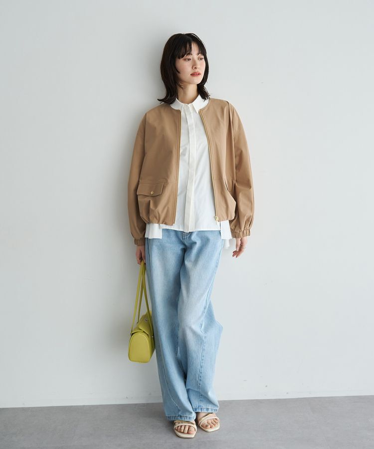 YECCA VECCA「ペプラムギャザーシャツ」|シャツ・ブラウス|