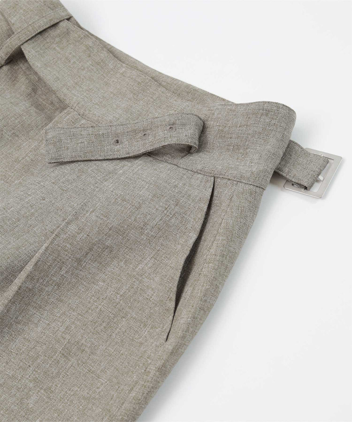 ur's「リネンライクサイドベルトデザインタイトスカート」|スカート|