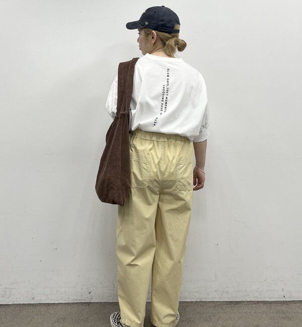  「【＠yns628企画】ロゴ刺繍&times;プリント チュニックTシャツ」|Tシャツ・カットソー|