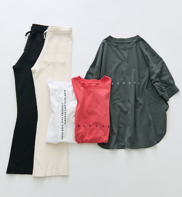  「【＠yns628企画】ロゴ刺繍&times;プリント チュニックTシャツ」|Tシャツ・カットソー|