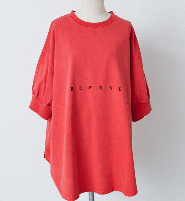  「【＠yns628企画】ロゴ刺繍&times;プリント チュニックTシャツ」|Tシャツ・カットソー|