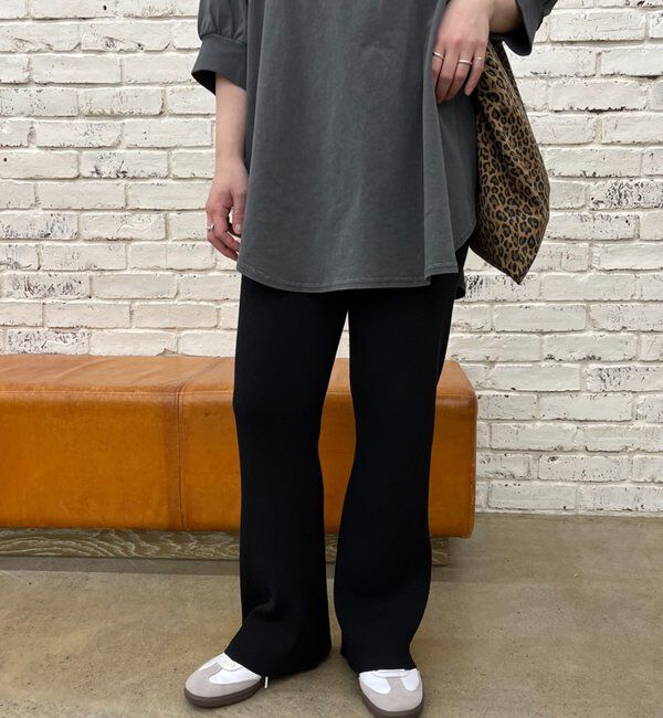  「【＠yns628企画】リブニット微フレアパンツ」|その他|