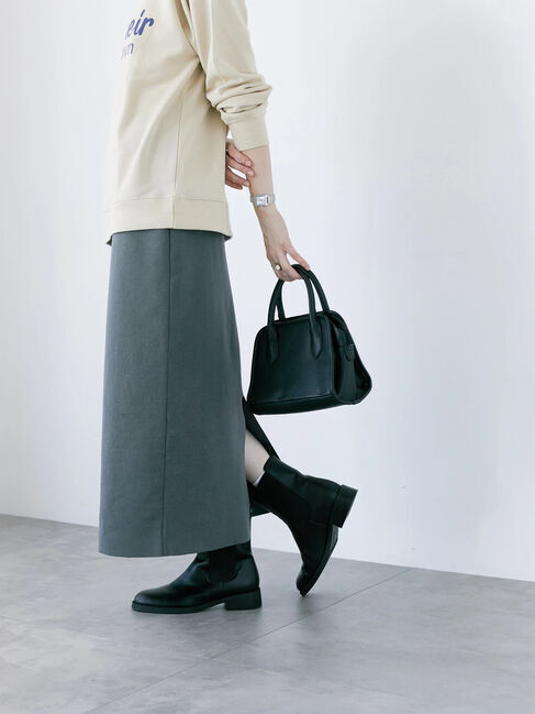 Samansa Mos2 blue「◎ニットタイトスカート」|スカート|