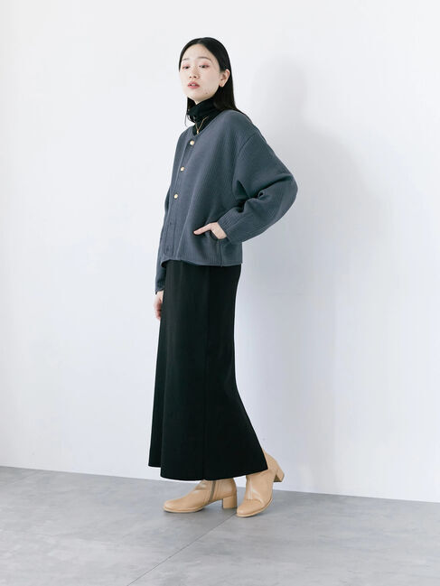 Samansa Mos2 blue「◎ニットタイトスカート」|スカート|