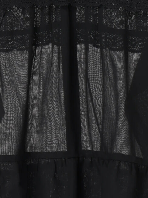 Samansa Mos2「裾フリルティアードレースブラウス」|シャツ・ブラウス|