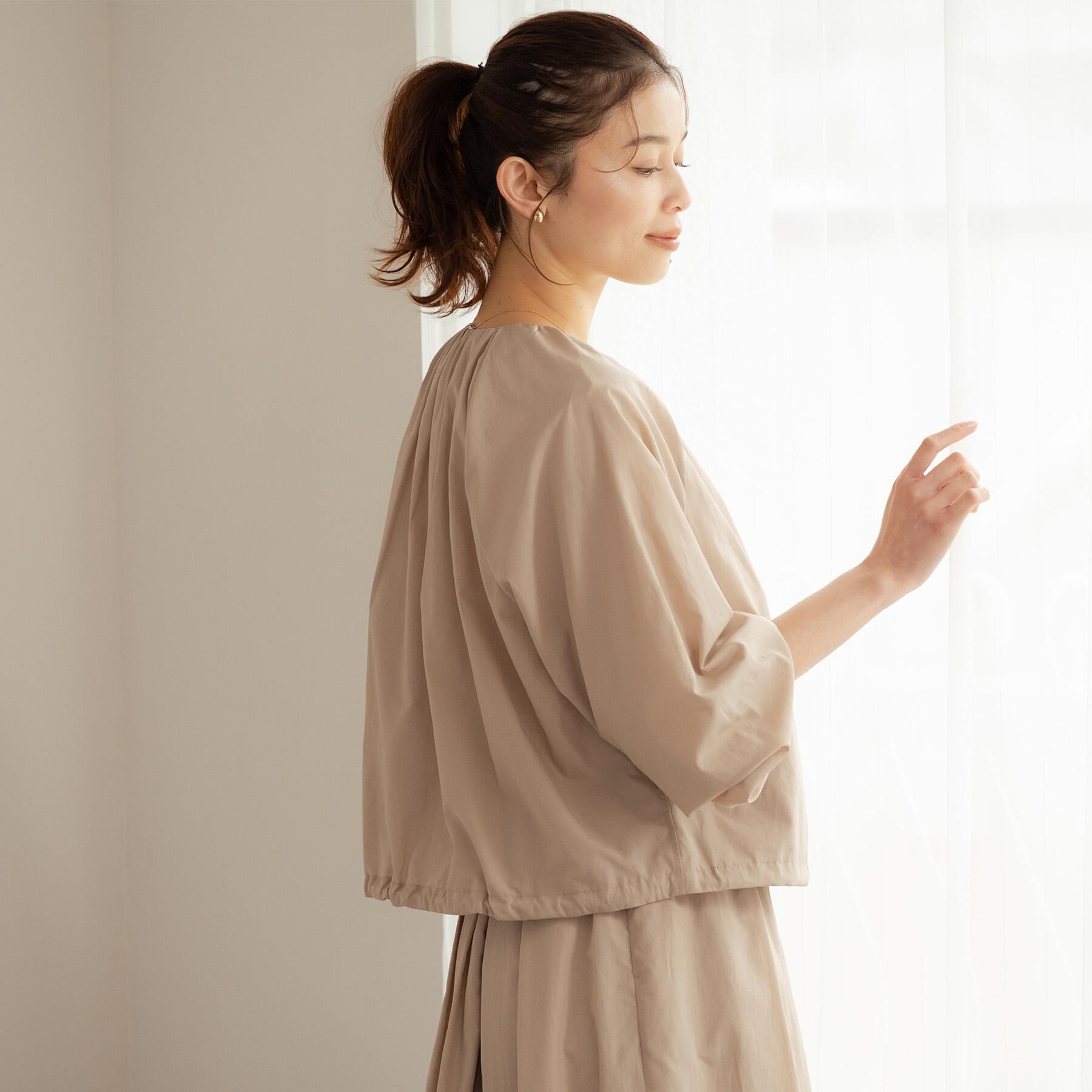 UNTITLED「【セットアップ可/はっ水】シャイニータイプライターブルゾン」|ブルゾン・スタジャン|