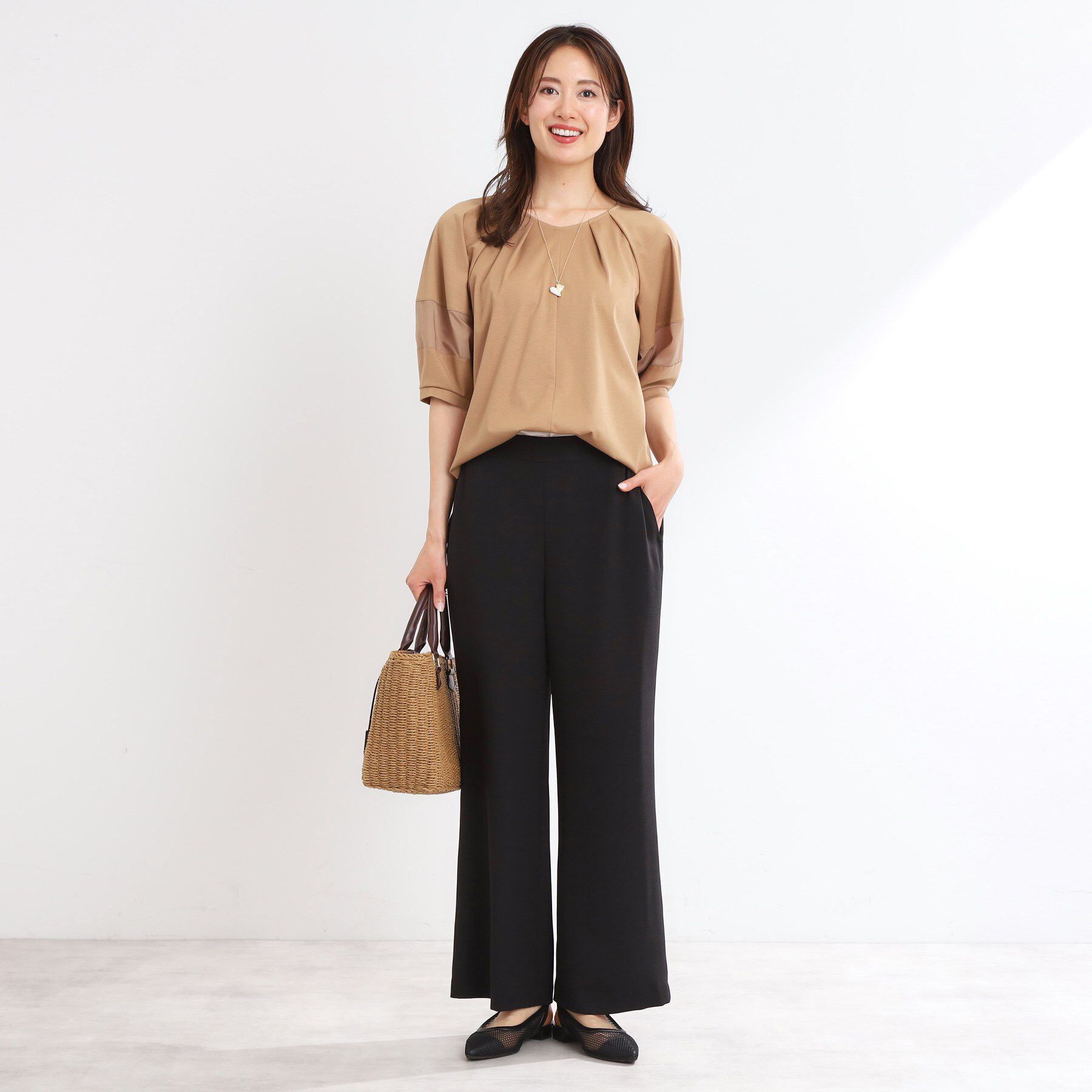 Reflect「【私のパンツ／UVカット／マシンウォッシュ可】フレアシルエットパンツ」|その他|