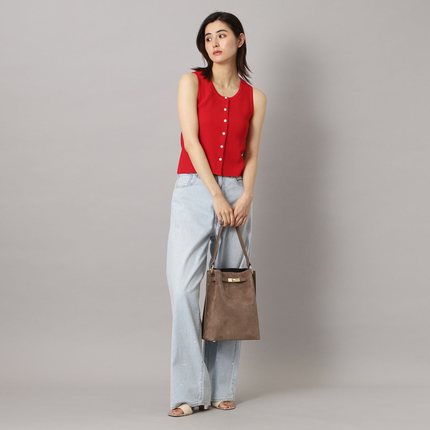 DRESSTERIOR「◆A．P．C．（アーペーセー）DEBARDEUR AMBRE ノースリーブニット」|ニット・セーター|