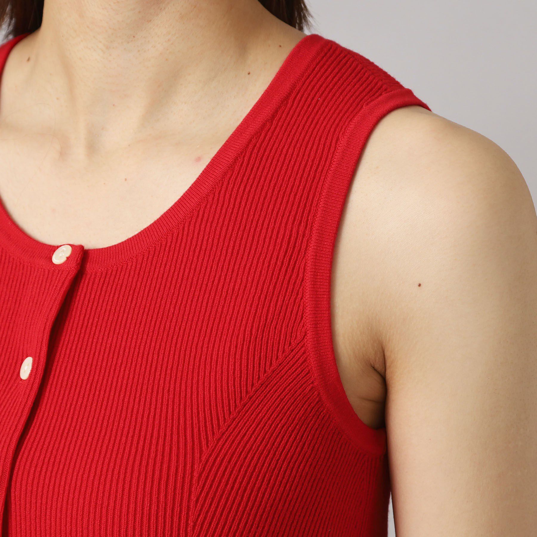 DRESSTERIOR「◆A．P．C．（アーペーセー）DEBARDEUR AMBRE ノースリーブニット」|ニット・セーター|