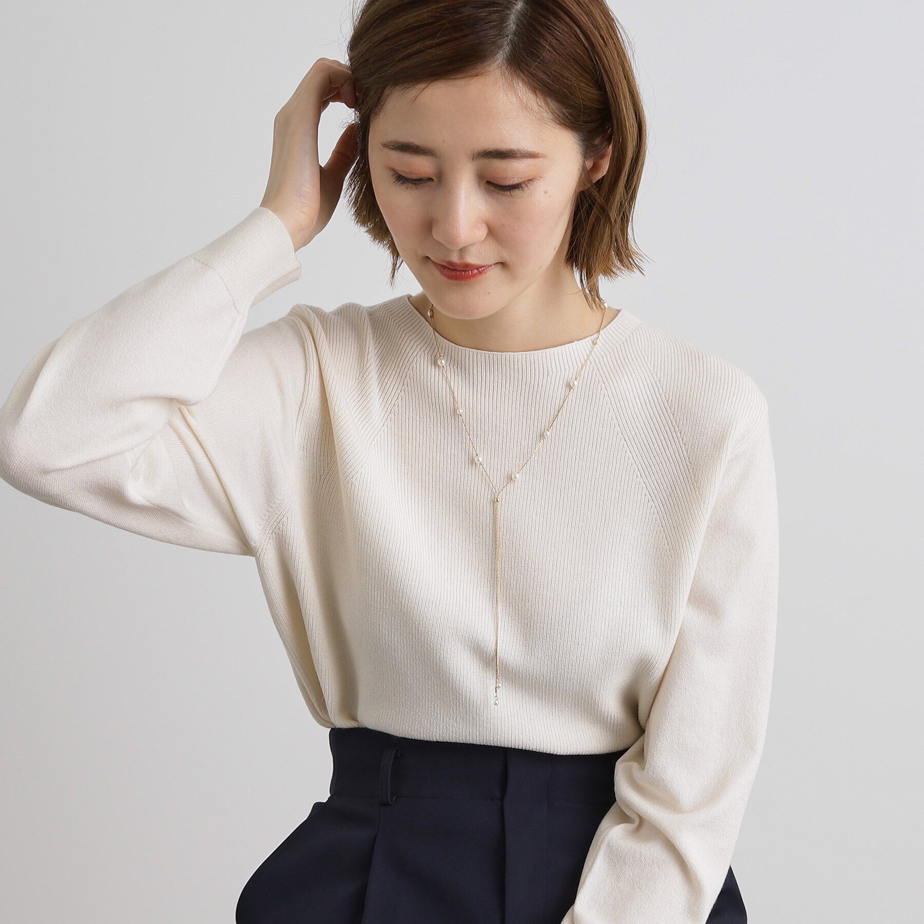 grove「スキップパール調ネックレス【2WAY/入卒対応可】」|ネックレス|