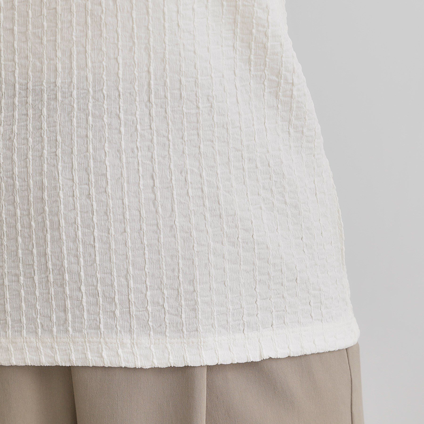 grove「ジャカードハーフスリーブプルオーバー」|Tシャツ・カットソー|