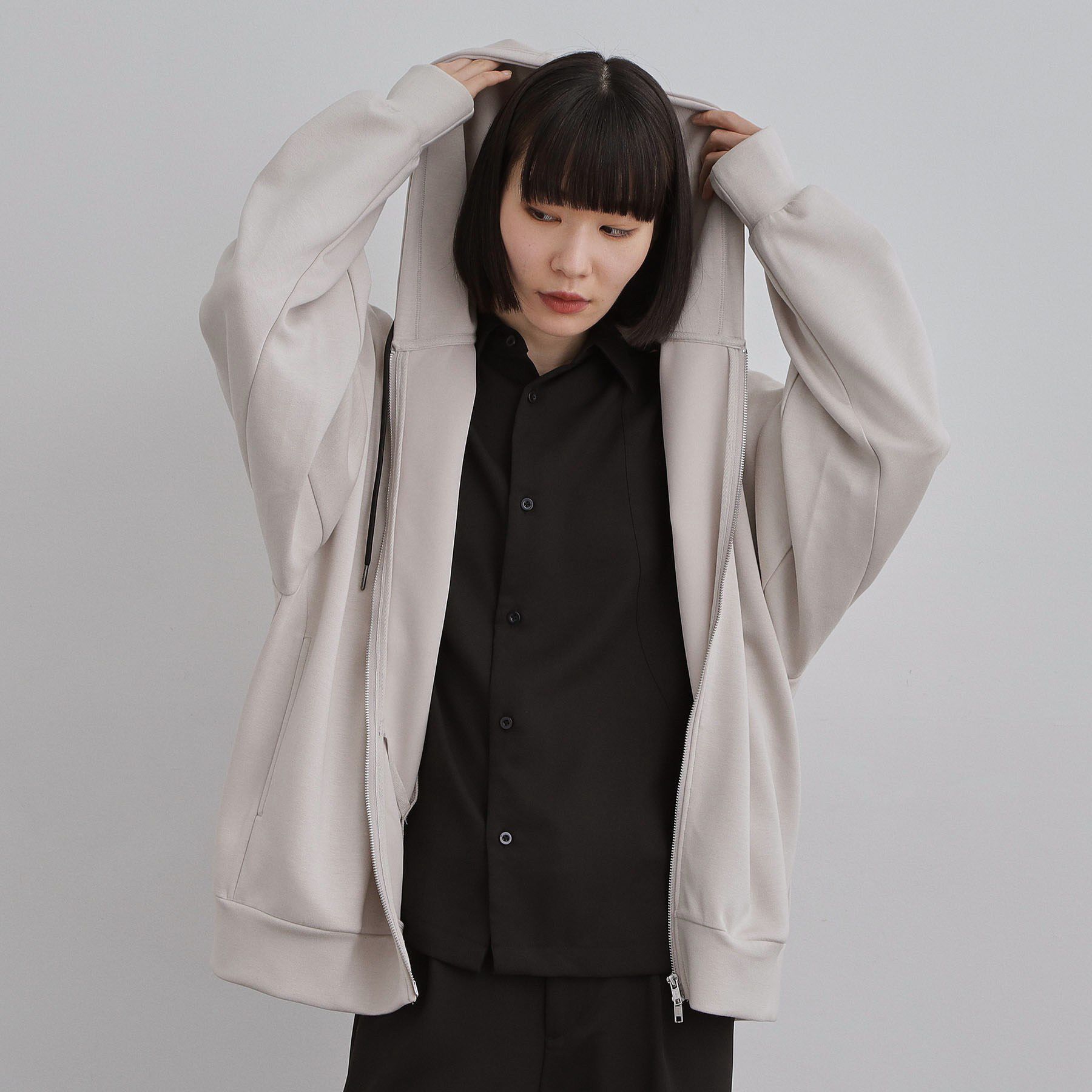 tk.TAKEO KIKUCHI「オーバーサイズジップパーカー」|パーカー|