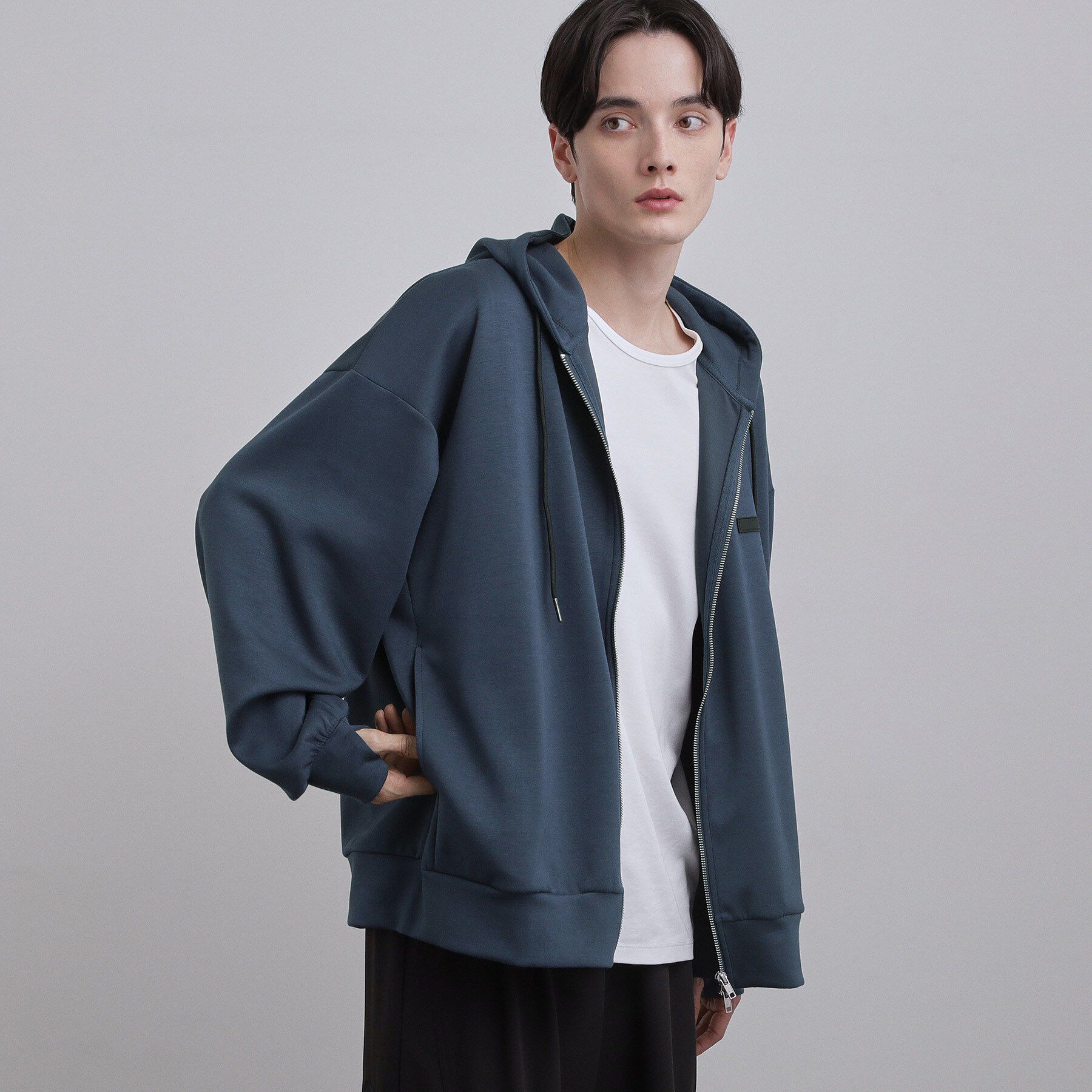 tk.TAKEO KIKUCHI「オーバーサイズジップパーカー」|パーカー|