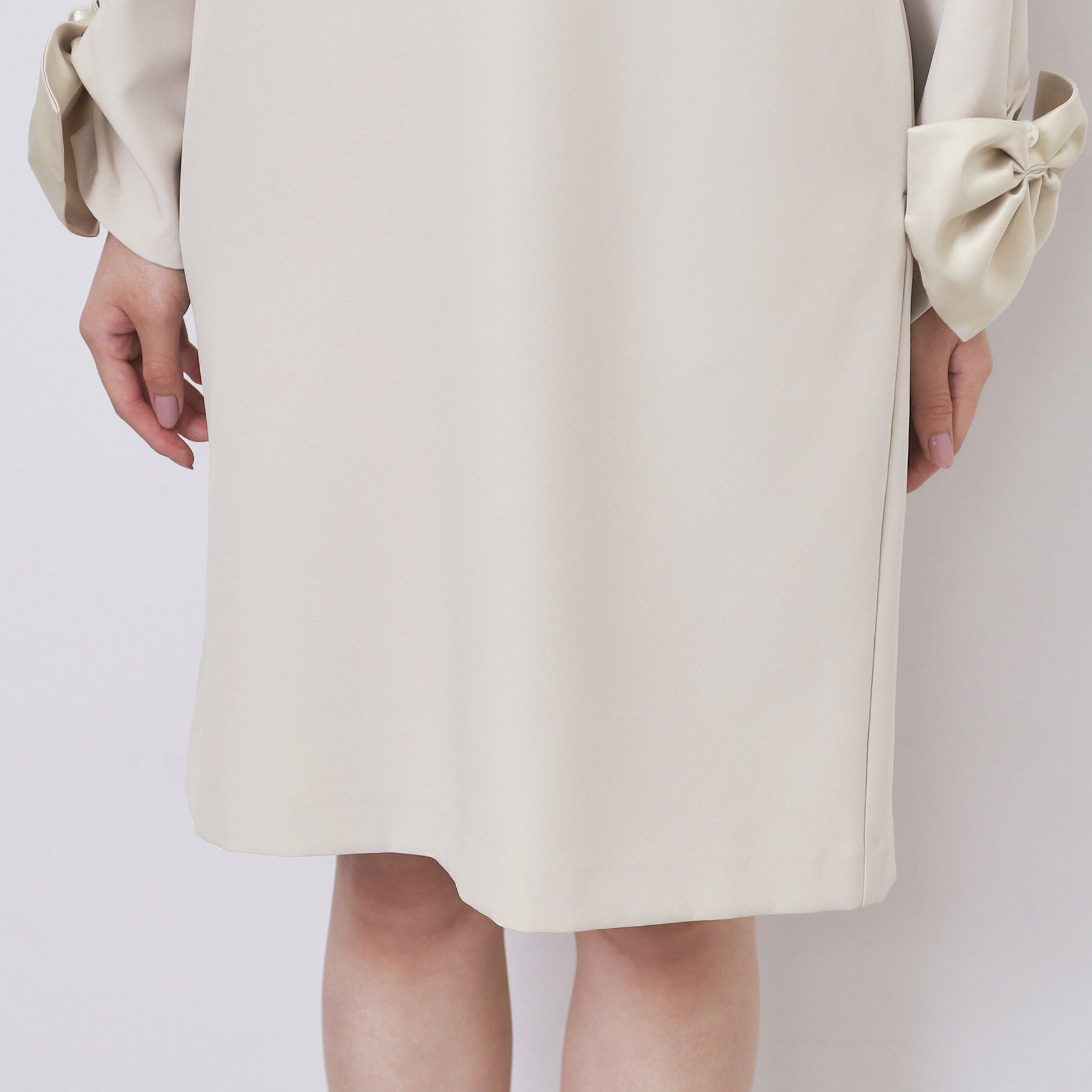 index「ダブルクロスリボンスリーブワンピース【洗濯機OK】」|ワンピース|