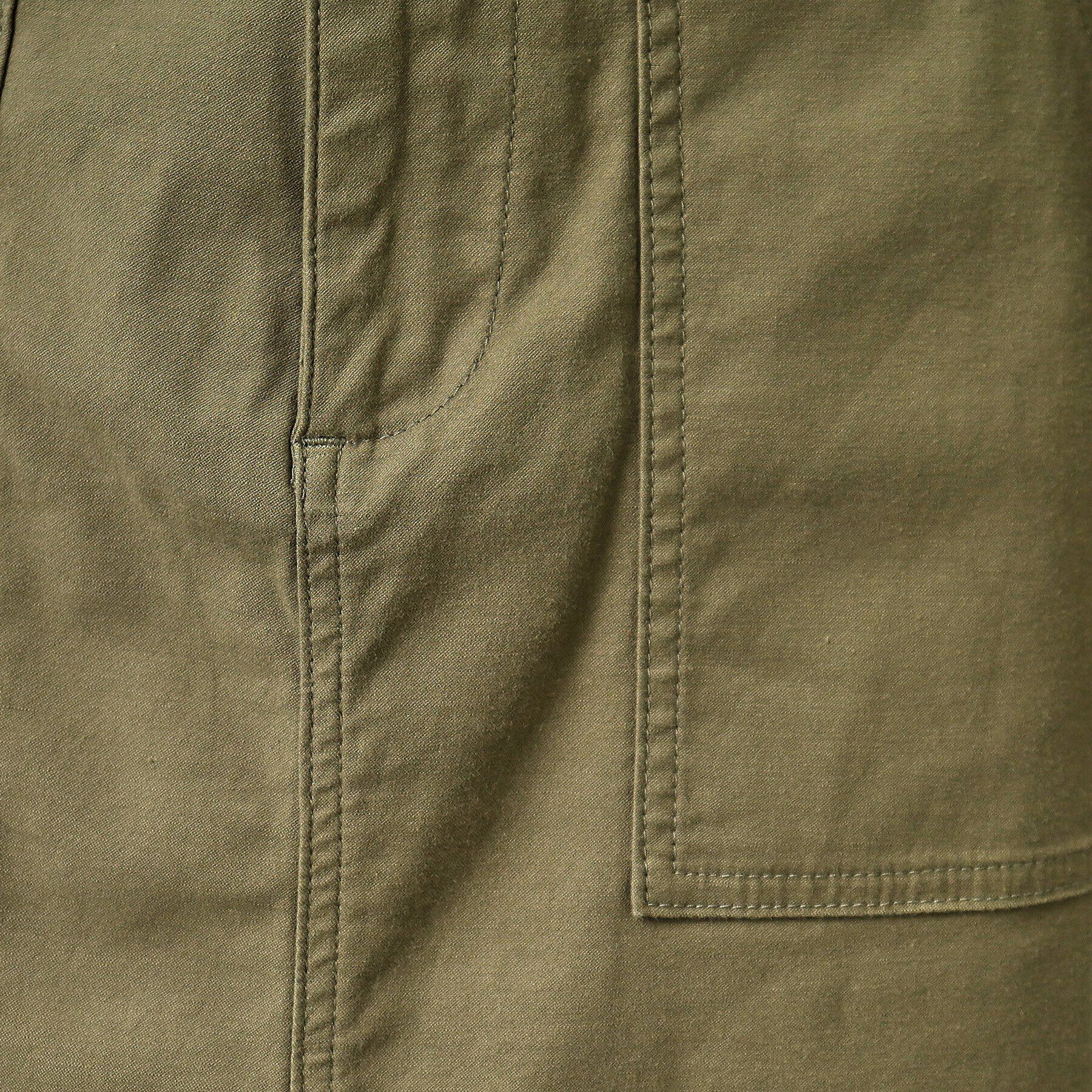 OPAQUE.CLIP「ストレッチベイカースカート/オーガニックコットン混【洗濯機洗い可／ストレッチ】」|スカート|