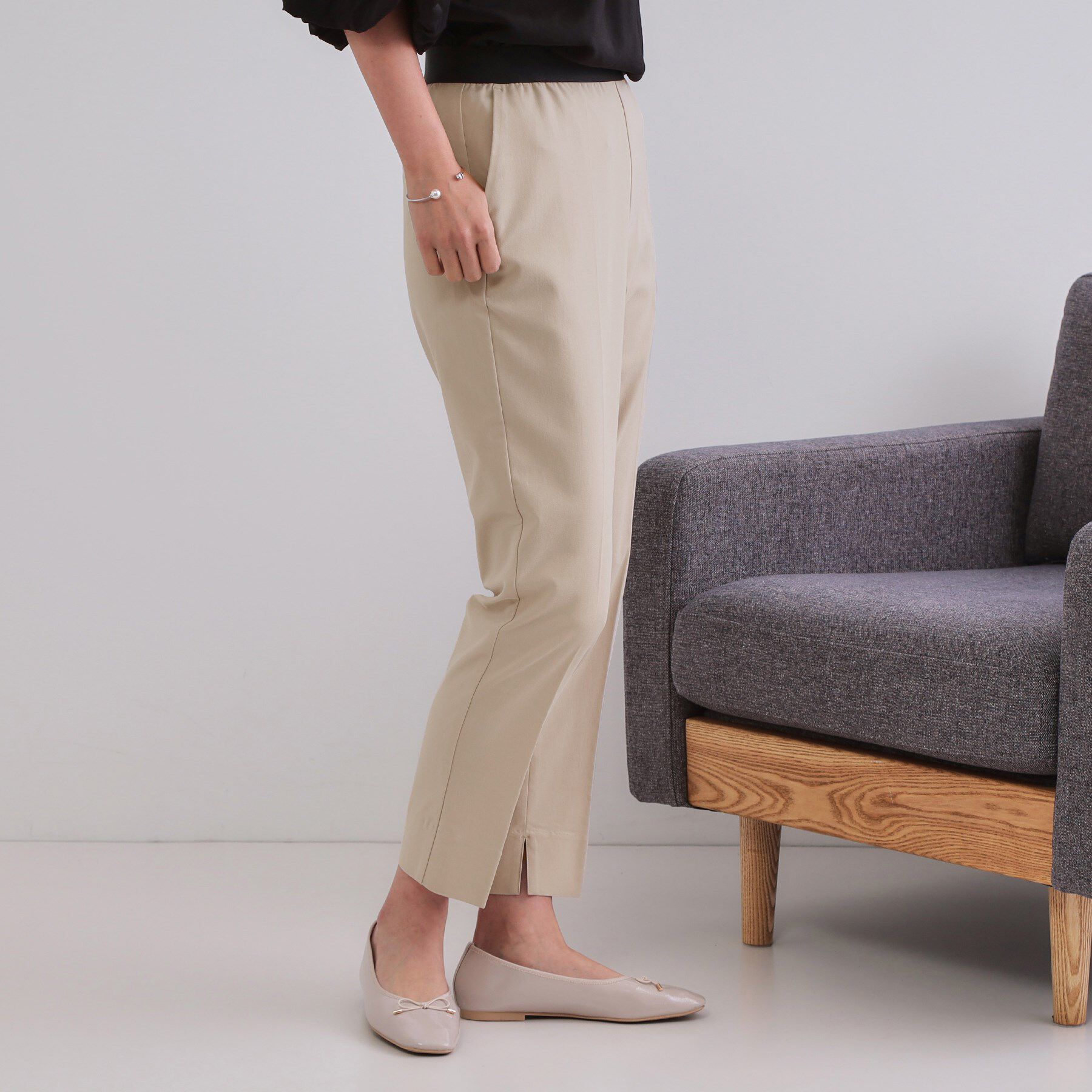 OPAQUE.CLIP「ハイストレッチイージースティックパンツ【洗濯機洗い可】」|その他|