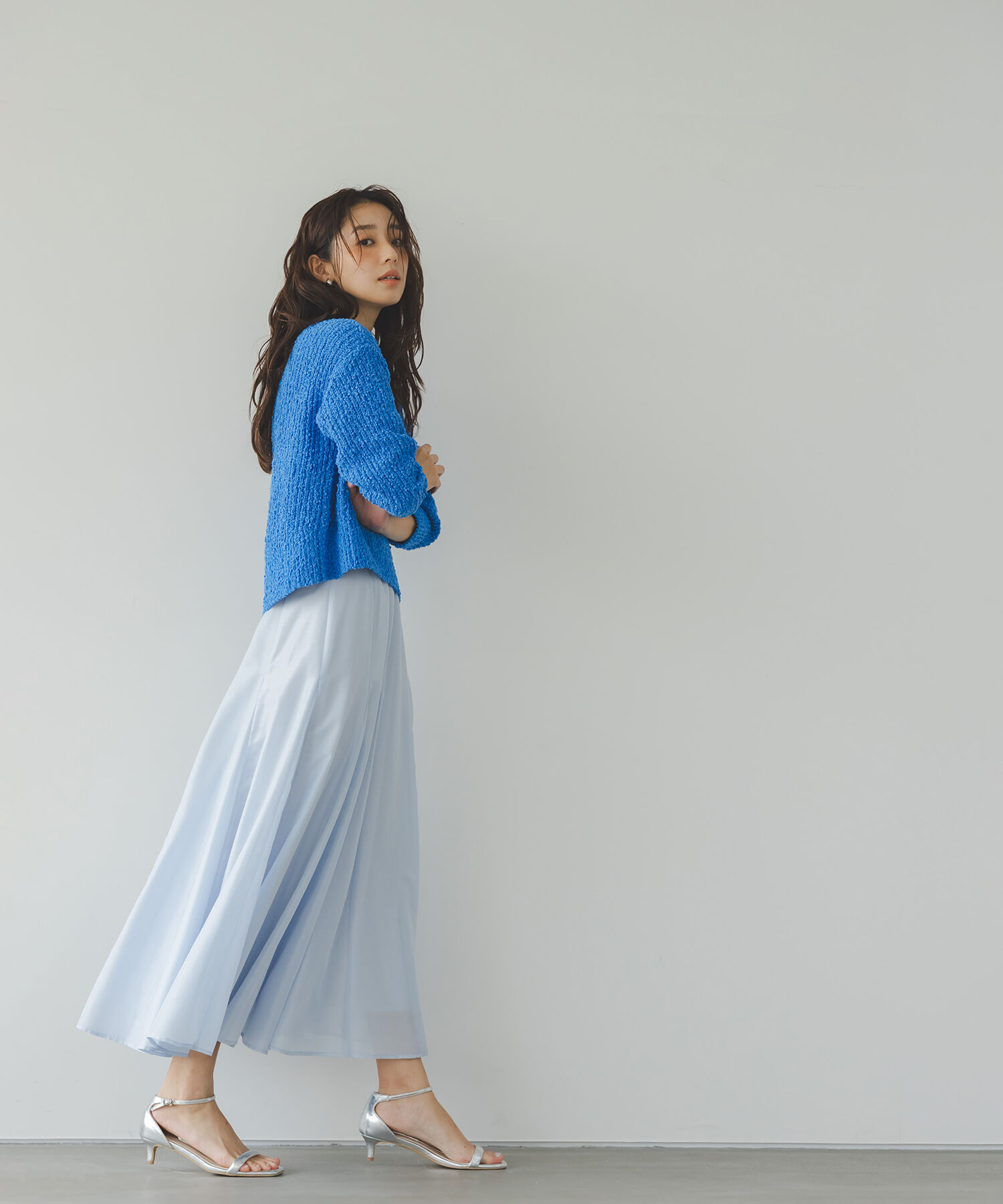  「シャイニーシアーボイルスカート」|スカート|