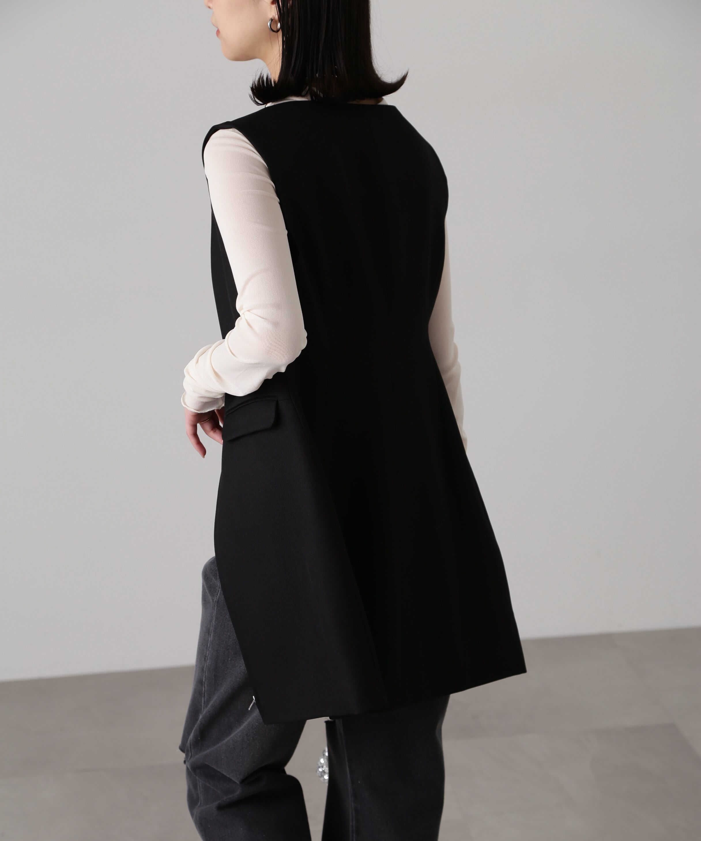  「ジップ使いミニジャンスカ」|ワンピース|