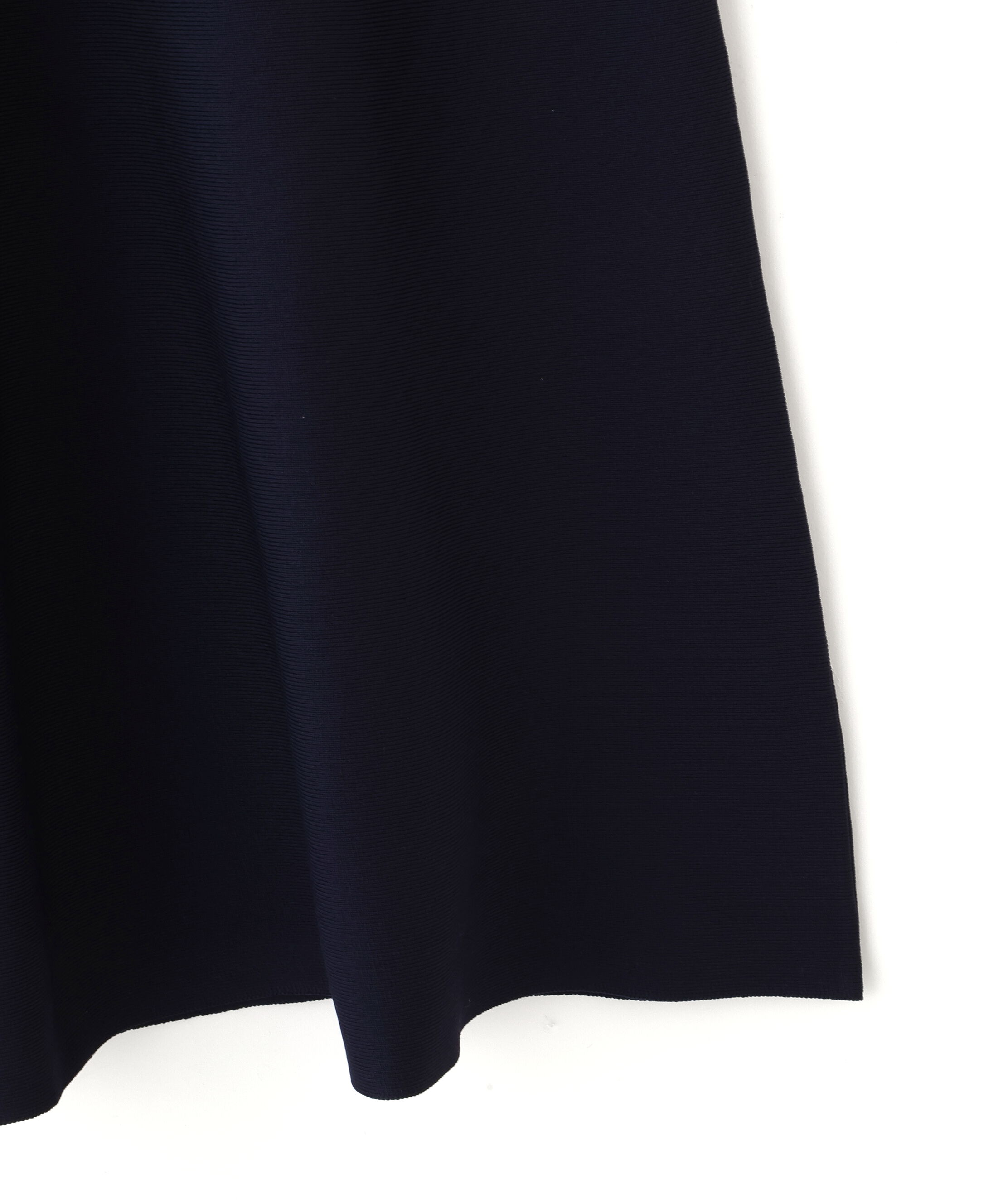  「シャツ襟ドッキングニットワンピース」|ワンピース|