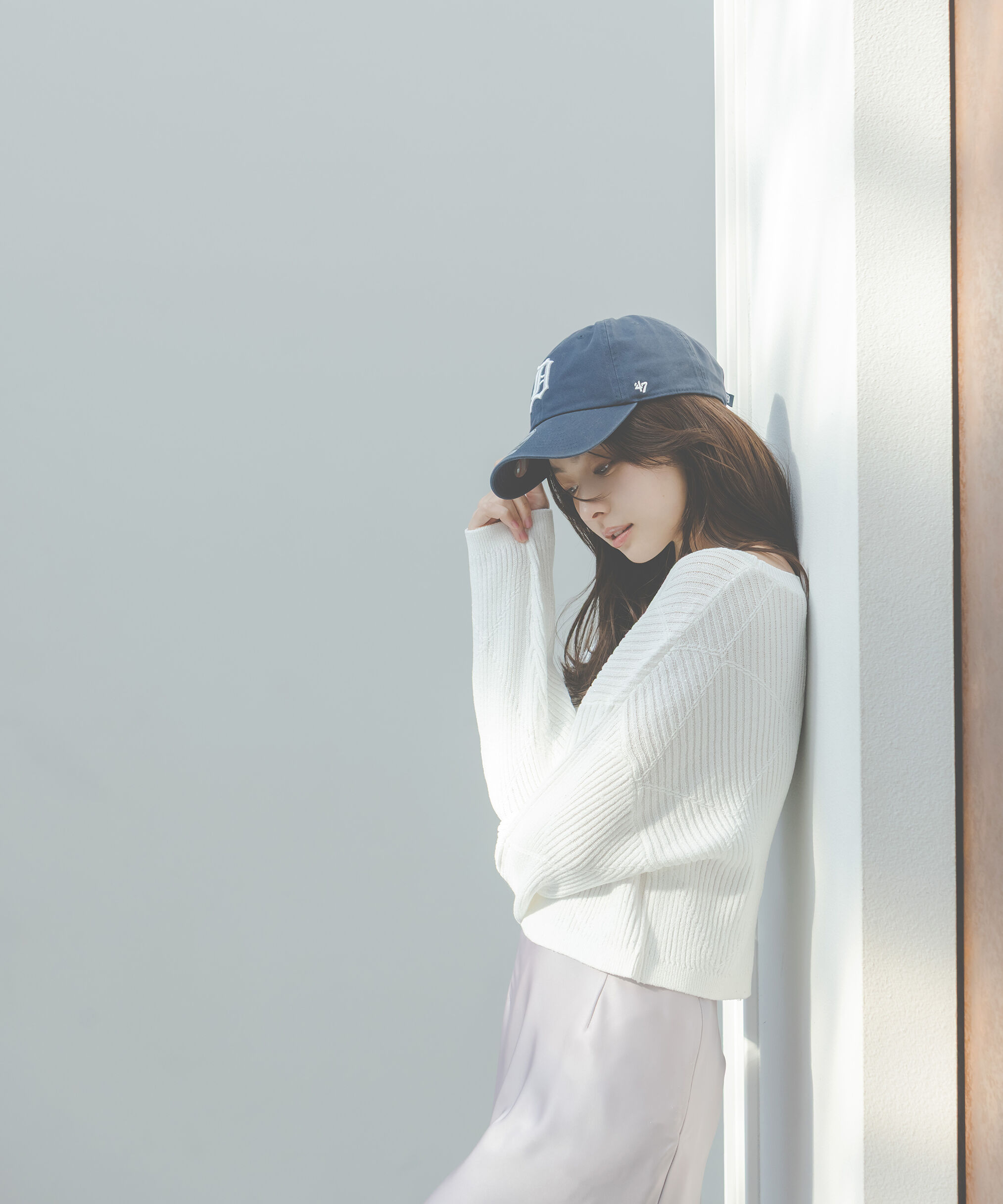 PROPORTION BODY DRESSING「ラメ入りアイレットボクシーニット」|ニット・セーター|