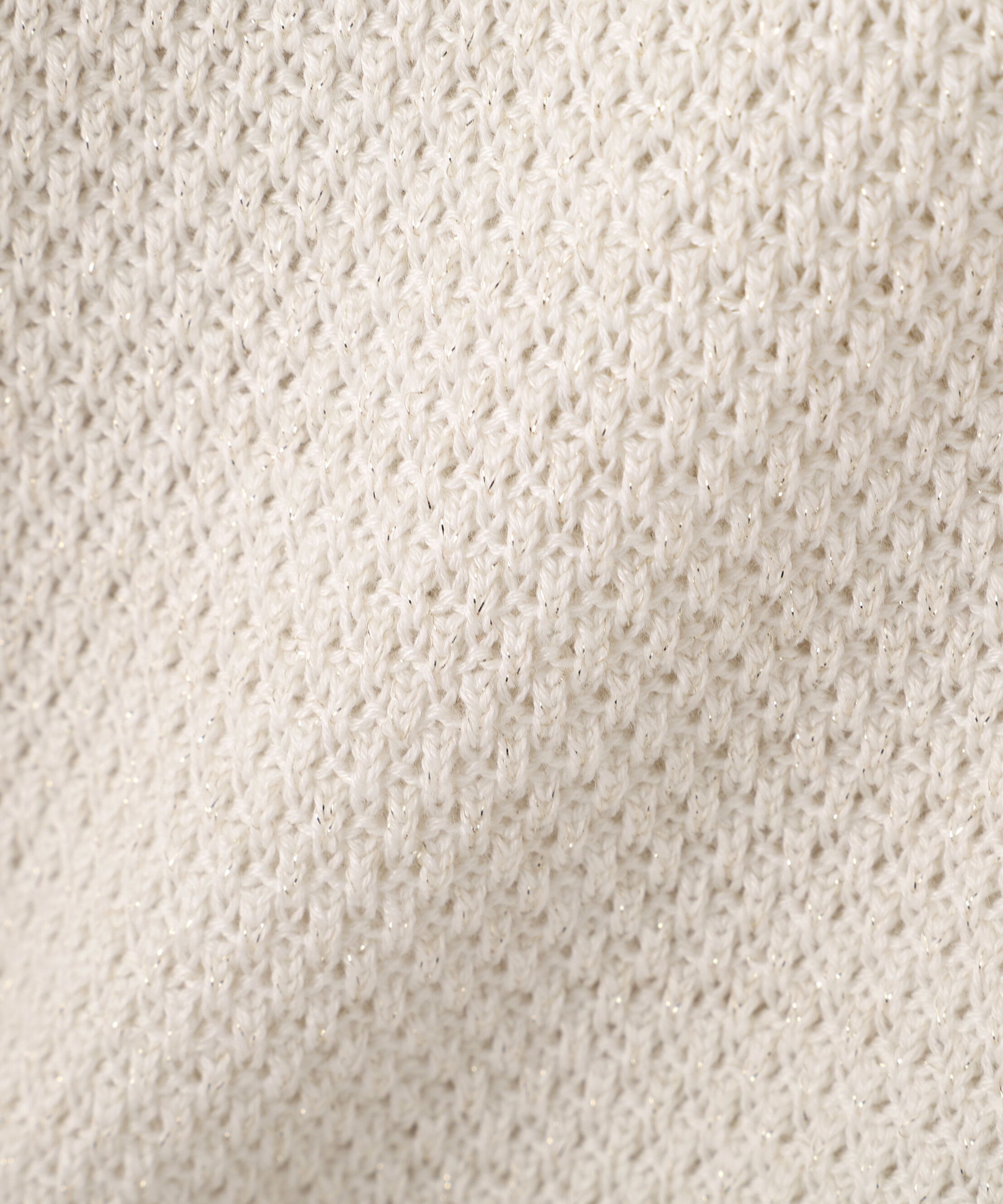 PROPORTION BODY DRESSING「ラメ透かしニットジャケット　26SS」|ニット・セーター|