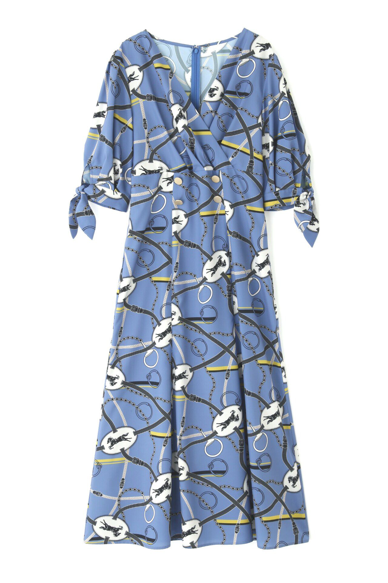  「◆ホースプレートプリントマーメイドワンピース」|ワンピース|